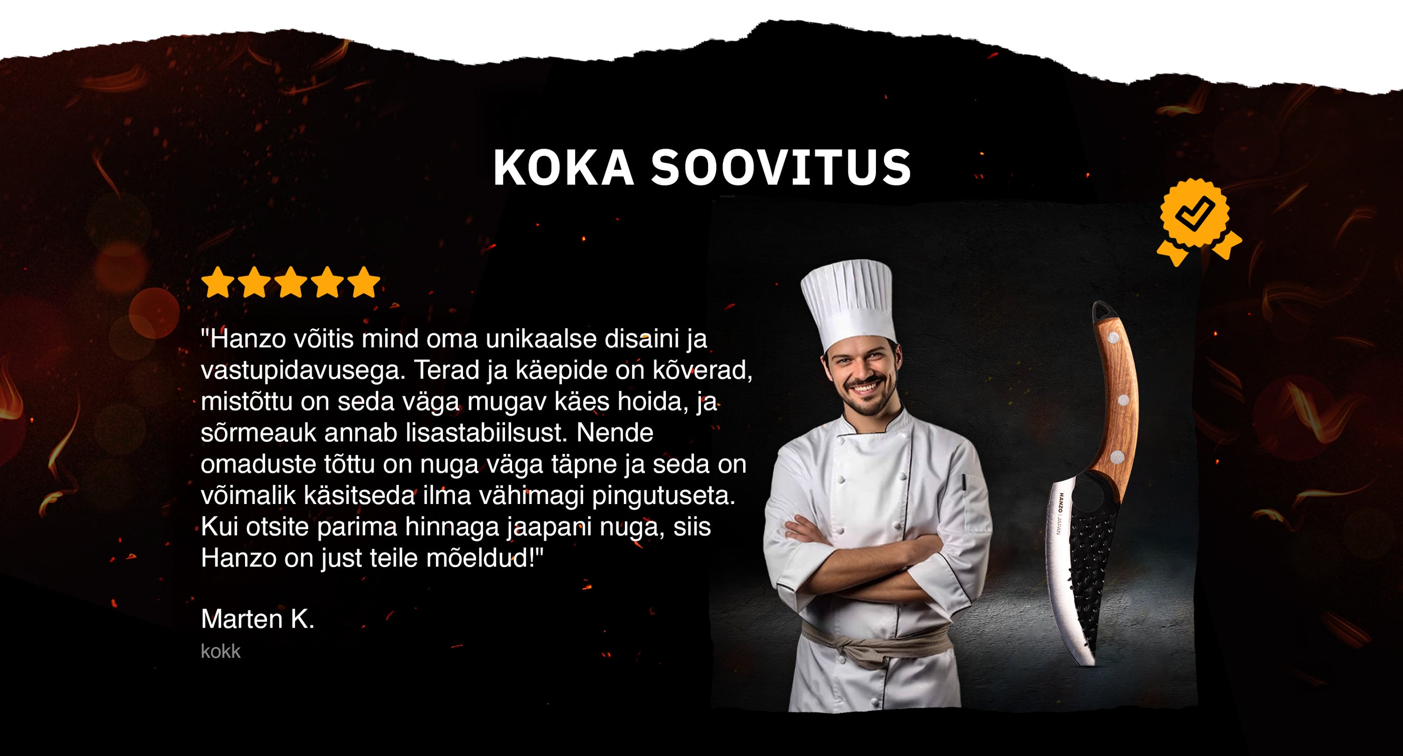 Šefo atsiliepimas